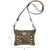 American West Hitchin Post Distressed Charcoal Brown Leather Crossbody Bag