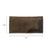 American West Mens Waxed Dark Brown Leather Rodeo Wallet