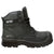 AdTec Mens 6in Waterproof Composite Toe Black Work Boots