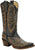 Corral Boots Kids Girl Leather Wing & Cross Black Silver/Gold Cowgirl