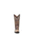 Corral Boots Kids Girl Leather Embroidery Brown Bone Cowgirl