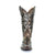 Corral Boots Kids Girl Leather Black Stitch Bronze Cowgirl