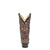 Corral Ladies Inlay Brown Cowhide Leather Cowgirl Boots