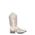 Corral Womens A3397 White Leather 11.5in Glitter Wedding Fashion Boots
