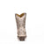 Corral Womens A3550 White Leather 8in Glitter Wedding Fashion Boots