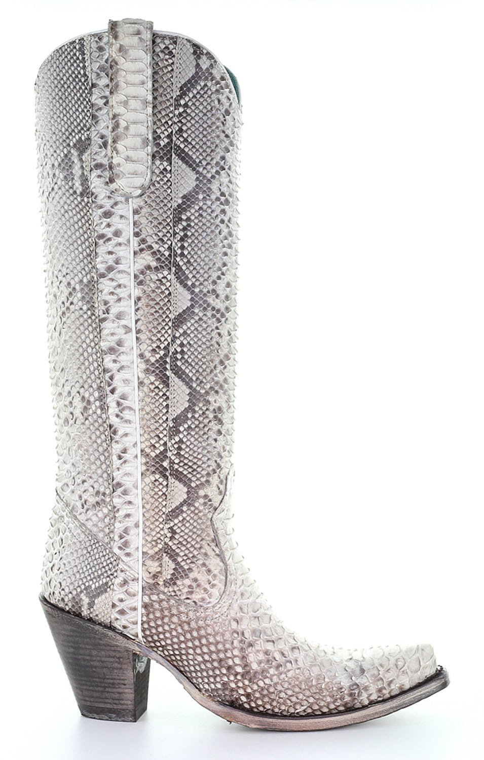 Corral Womens Python Cowboy Boots Snake Natural – The Western Company