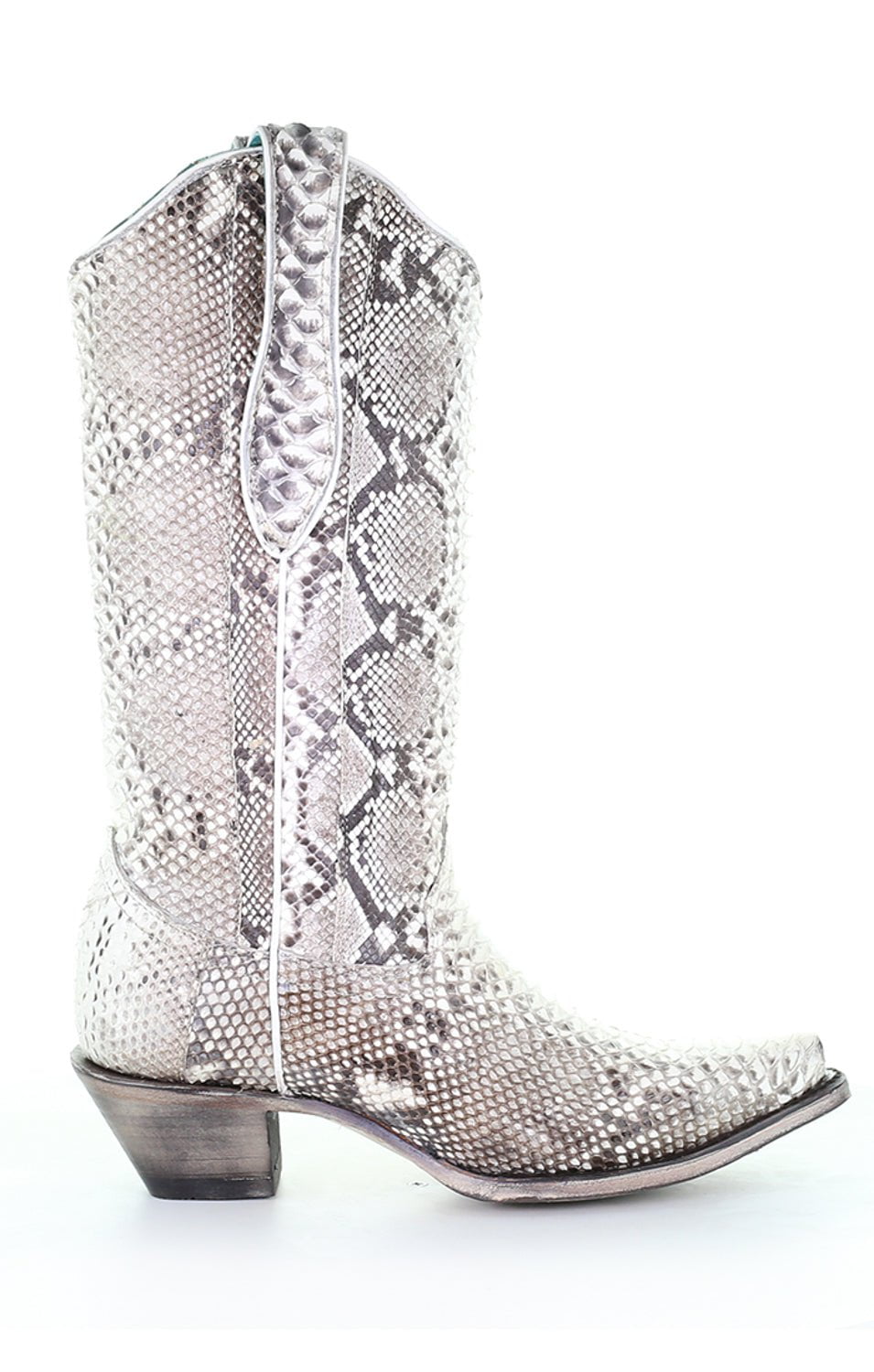 Corral Womens Python Cowboy Boots Snake Natural – The Western Company