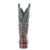 Corral Womens Vaquero Stud Cowboy Boots Ostrich Brown/Turquoise