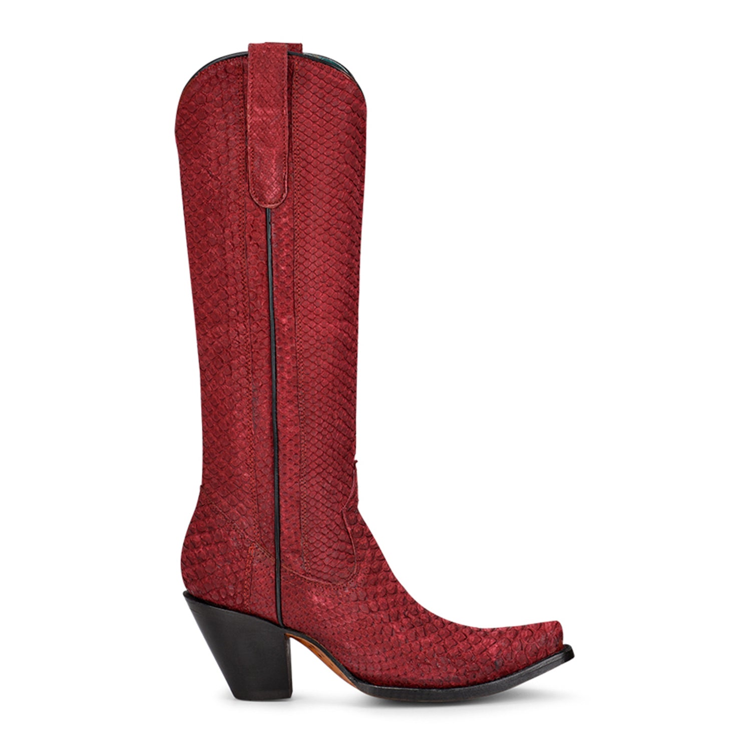 Corral Womens Python Cowboy Boots Snake Red – The Western Company