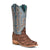 Corral Womens Pirarucu Cowboy Boots Leather Brown/Blue 7.5 M