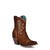 Corral Urban Womens Shortie Cowboy Boots Leather Cognac