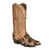 Corral Womens Inlay Snip Toe Chocolate Alligator Leather 12.5in Cowboy Boots