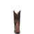 Corral Mens Embroidery Lamb Snip Toe Brown Python 12in Cowboy Boots 15 D