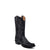 Corral Mens Embroidery Narrow Square Toe Black Ostrich 12in Cowboy Boots