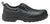 Avenger Mens Black Leather Comp Toe Slip-On Work Shoes