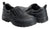 Avenger Mens Black Leather Comp Toe Slip-On Work Shoes