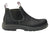 Avenger Mens Black Leather Comp Toe Romeo PR Work Boots