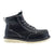Avenger Mens Mid Wedge Black Leather Work Boots