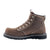 Avenger Mens Mid Wedge Brown Leather Work Boots