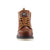 Avenger Womens Mid Wedge Brown Leather Work Boots
