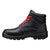 Avenger Mens Builder Econ Mid Black Faux Leather Work Boots