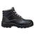 Avenger Womens Builder Econ Mid Black Faux Leather Work Boots