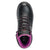 Avenger Womens Builder Mid Black/Purple Faux Leather Work Boots