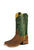 Anderson Bean Kids Boys Emerald Leather Rust Cowboy Boots