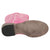 Lil Westerner Kids Girls Pink Faux Leather Western Cowboy Boots
