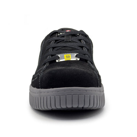 AirWalk Womens Camino Black/Grey Suede CT SD10 Work Shoes