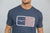 Kimes Ranch Mens American Trucker Tee Navy Cotton Blend S/S T-Shirt