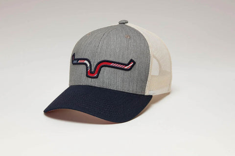 Kimes Ranch Unisex Anson Grey Heather Cotton Twill Trucker Cap