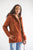 Kimes Ranch Womens Awa Rust Cotton blend Cotton Jacket