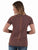 Cowgirl Tuff Womens Salty Tequila Brown Nylon S/S T-Shirt