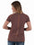 Cowgirl Tuff Womens Salty Tequila Brown Nylon S/S T-Shirt