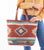 Scully Womens Southwest Large Multi-Color Wool Blend Shoulder Tote Bag