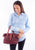 Scully Womens Stylish Burgundy Canvas/Leather Handbag Bag