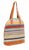 Scully Womens Cloth Southwestern Multi-Color Jute Shoulder Tote Bag