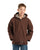 Berne Apparel Unisex Sherpa-Lined Softstone Duck Hooded Bark 100% Cotton Jacket