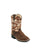 Old West Brown/Digital Camo Toddler Boys Leather Cowboy Boots