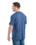 Berne Mens Heavyweight Pocket Tee Royal Blue 100% Cotton S/S T-Shirt