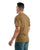Berne Apparel Mens Performance Pocket Tee Brown Cotton Blend L/S T-Shirt