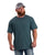 Berne Mens Performance Pocket Tee Tapestry Blue Cotton Blend S/S T-Shirt