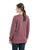 Berne Womens Performance V-Neck Mauve Cotton Blend L/S T-Shirt