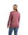 Berne Womens Signature Performance Mauve Cotton Blend L/S T-Shirt
