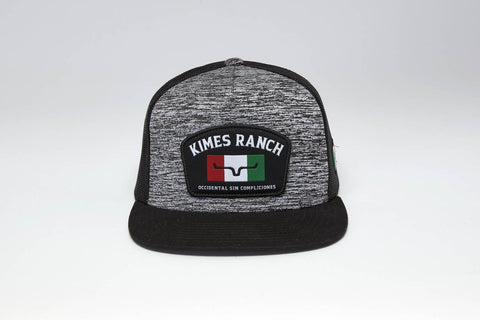 Kimes Ranch Unisex Bandera Heather Grey Cotton Twill Trucker Cap