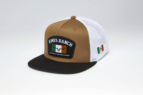 Kimes Ranch Unisex Bandera WW Brown Cotton Twill Trucker Cap