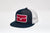 Kimes Ranch Unisex Banner Ventilated Denim Cotton Twill Trucker Cap