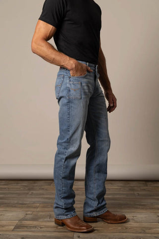 Kimes Ranch Mens Barney Light Wash 100% Cotton Jeans