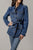 Kimes Ranch Womens Becca Denim Antique Wash Cotton Blend Cotton Jacket